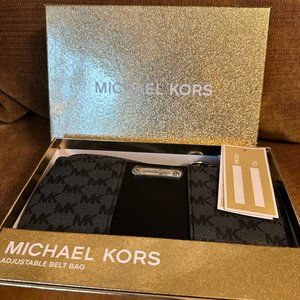 Michael Kors Adjustable Belt Bag Black L-XL